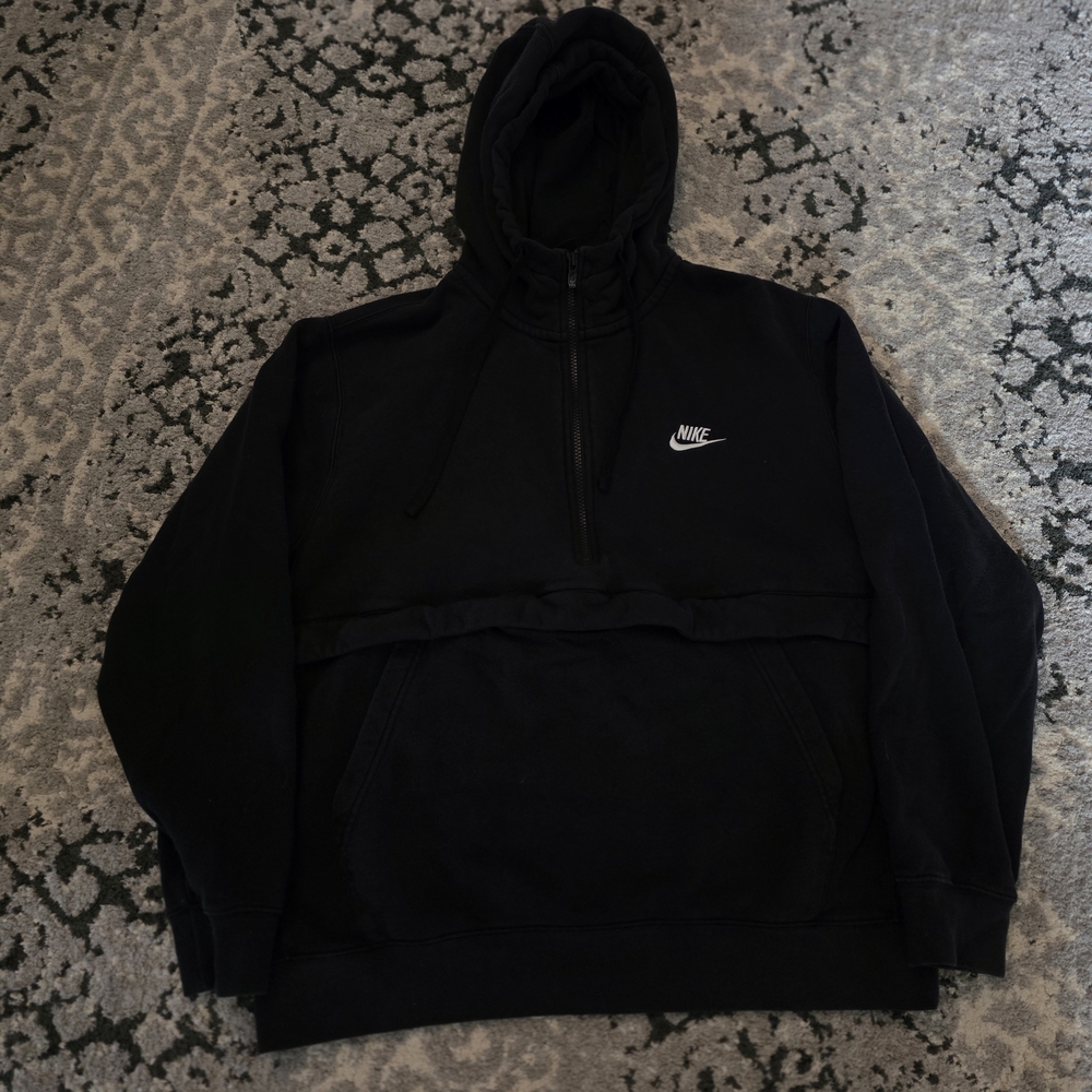 Nike Black Hoodie with Logo